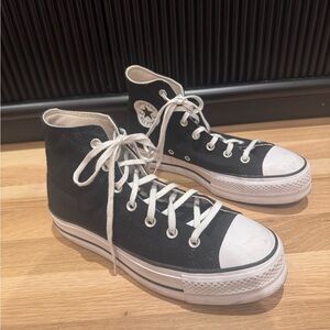 Converse Black and White High-Tops